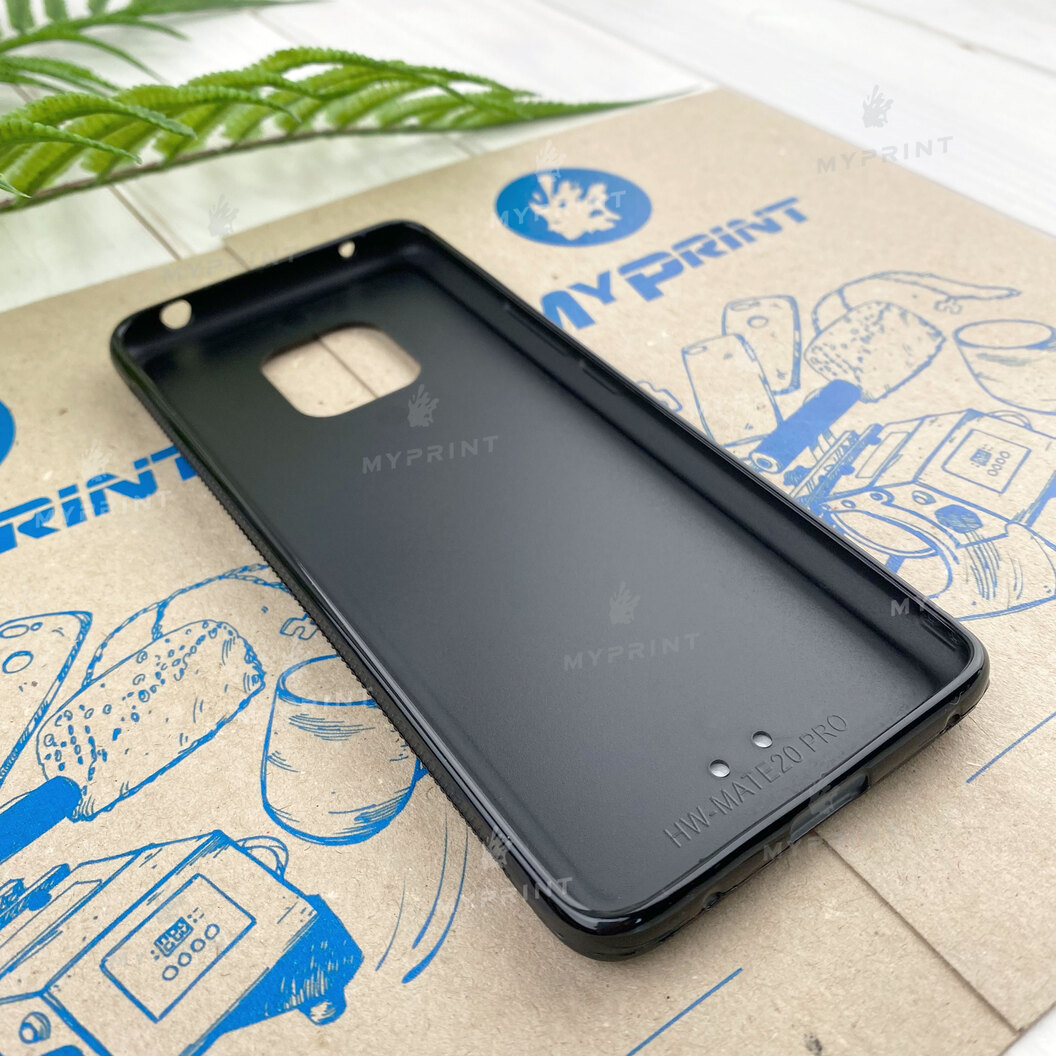 Чехол для сублимации 2D силиконовый (TPU) для Huawei Mate 20 Pro черный (7350) - фото 3 Чехол для сублимации 2D силиконовый (TPU) для Huawei Mate 20 Pro черный (7350) - фото 3 - Заготовки для сублимации