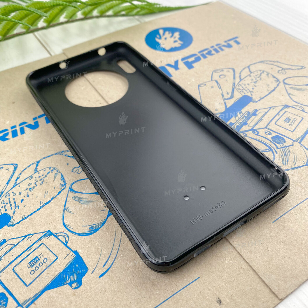 Чохол для сублімації 2D силіконовий (TPU) для Huawei Mate 30 чорний (7353) - фото 3 Чохол для сублімації 2D силіконовий (TPU) для Huawei Mate 30 чорний (7353) - фото 3 - Заготовки для сублімації