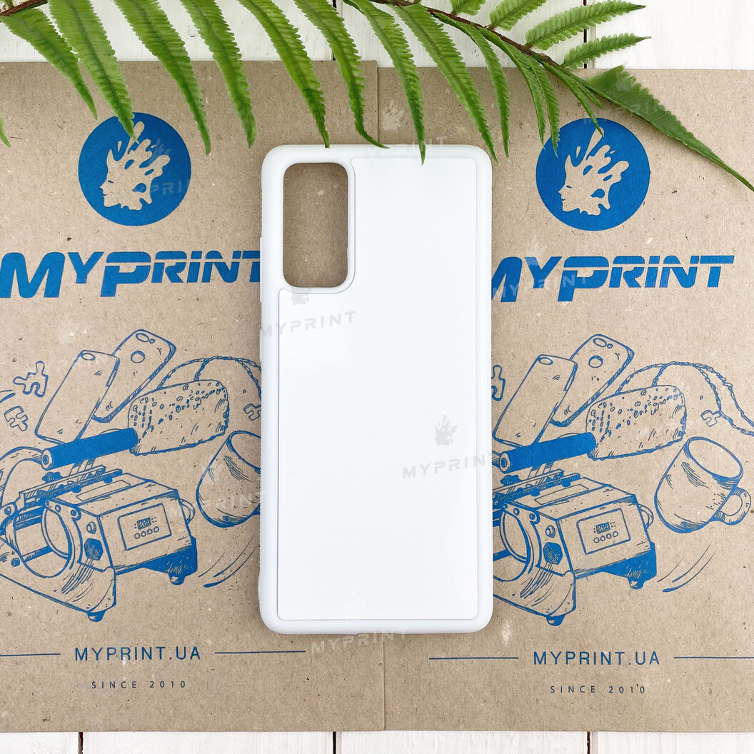 Cover for sublimation 2D silicone (TPU) for Samsung S20 FE white (7313) - фото 1 Cover for sublimation 2D silicone (TPU) for Samsung S20 FE white (7313) - фото 1 - Blanks for sublimation