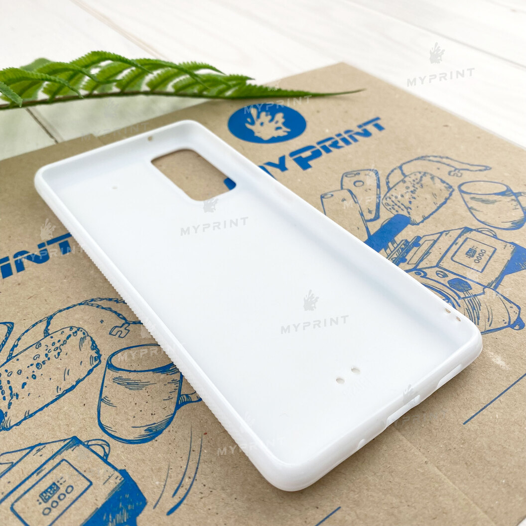 Cover for sublimation 2D silicone (TPU) for Samsung S20 FE white (7313) - фото 3 Cover for sublimation 2D silicone (TPU) for Samsung S20 FE white (7313) - фото 3 - Blanks for sublimation