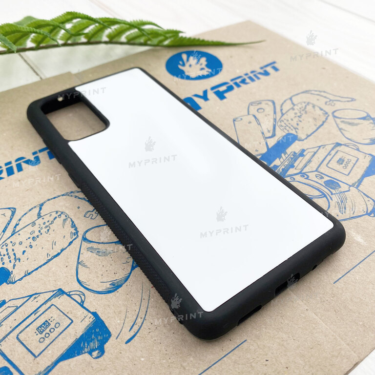 Чехол для сублимации 2D силиконовый (TPU) для Samsung S20 FE черный (7315)  Чехол для сублимации 2D силиконовый (TPU) для Samsung S20 FE черный (7315)