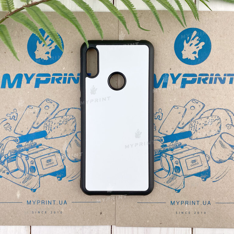 Чохол для сублімації 2D силіконовий (TPU) для Huawei Y6 2019 чорний (7348) 