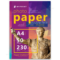 Фотобумага My Print матовая двусторонняя 230 г/м², A4, 50 листов (7725) - фото 1 Фотобумага My Print матовая двусторонняя 230 г/м², A4, 50 листов (7725) - фото 1 - Полиграфическое оборудование и материалы