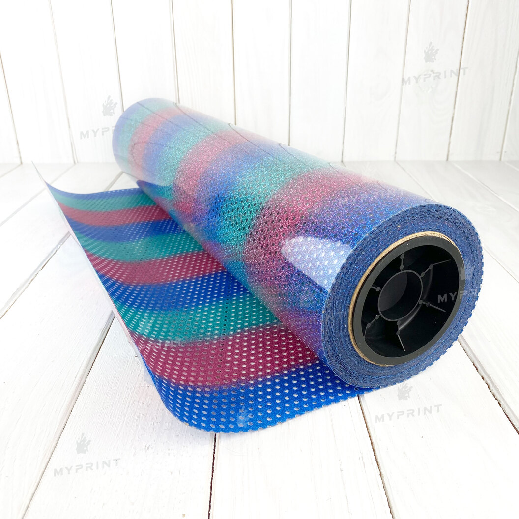 Термотрансферна плівка My Print Mesh Glitter в сітку різнокольорова M2 1 пог. м. (1*0,5 м) (7953) - фото 3 Термотрансферна плівка My Print Mesh Glitter в сітку різнокольорова M2 1 пог. м. (1*0,5 м) (7953) - фото 3 - Плотери і матеріали для порізки