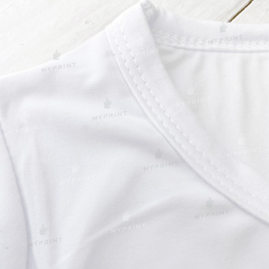 Футболка для сублимации детская модал 185 г/м², белая, XXL (7998) - фото 2 - Заготовки для сублимации