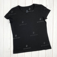T-shirt women's cotton/elastane 170 g/m², black, M (8032) - фото 3 T-shirt women's cotton/elastane 170 g/m², black, M (8032) - фото 3 - Blanks for sublimation