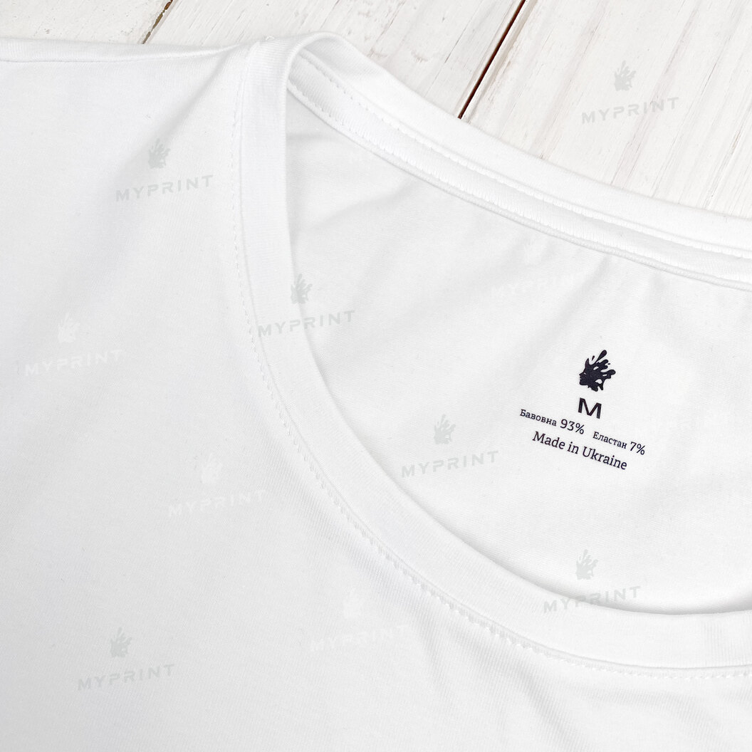 Men's T-shirt cotton/elastane 170 g/m², white, M (8042) - фото 4 Men's T-shirt cotton/elastane 170 g/m², white, M (8042) - фото 4 - Blanks for sublimation