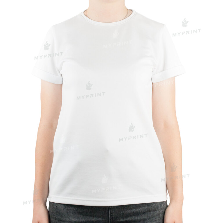 Women's Oversized Double Layer Sublimation T-Shirt 200 g/m², White, XS (8054)  Women's Oversized Double Layer Sublimation T-Shirt 200 g/m², White, XS (8054)