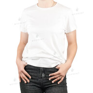 Women's oversized t-shirt cotton/elastane 170 g/m², white, XS (8065) - фото 1 - Blanks for sublimation