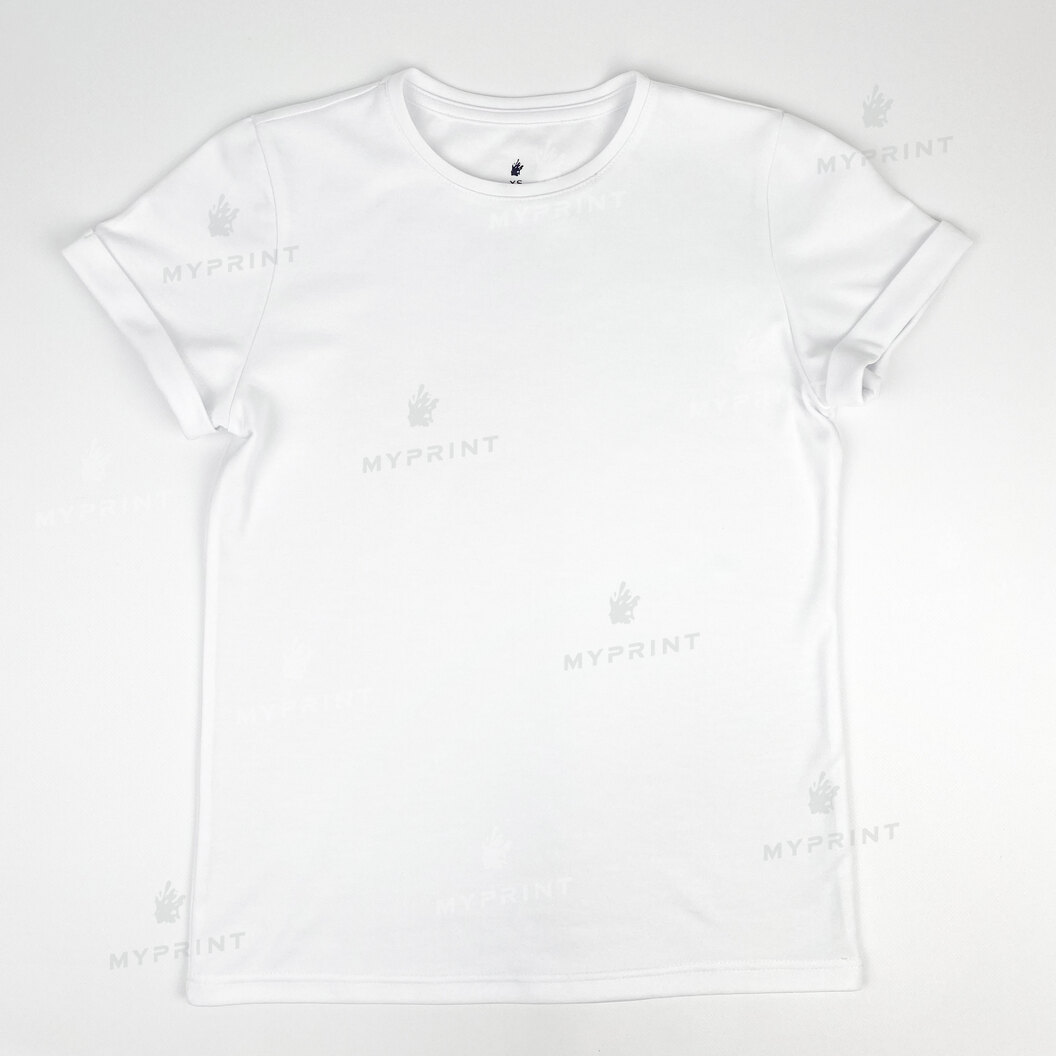 Women's oversized t-shirt cotton/elastane 170 g/m², white, XS (8065) - фото 3 - Blanks for sublimation