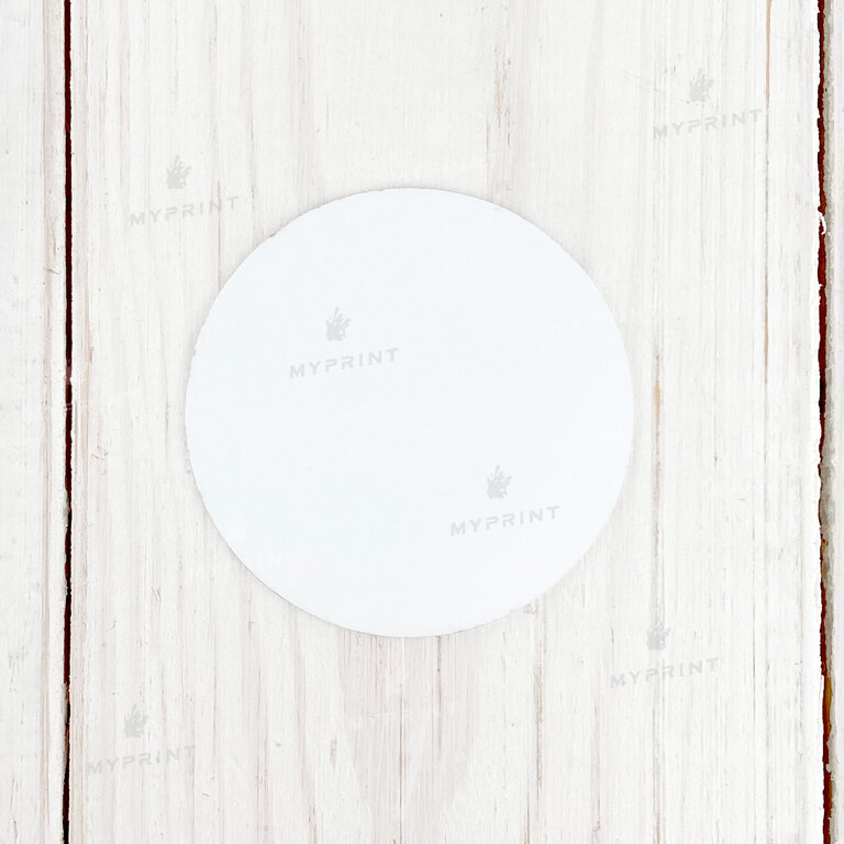 Badge for sublimation metallic glossy white 50.8*1 mm (8151)  Badge for sublimation metallic glossy white 50.8*1 mm (8151)