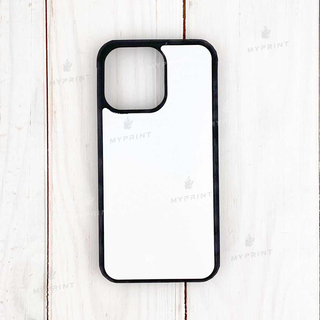 Чохол для сублімації 2D силіконовий (TPU) для iPhone 13 Pro (6.1) чорний (8182) - фото 1 Чохол для сублімації 2D силіконовий (TPU) для iPhone 13 Pro (6.1) чорний (8182) - фото 1 - Заготовки для сублімації