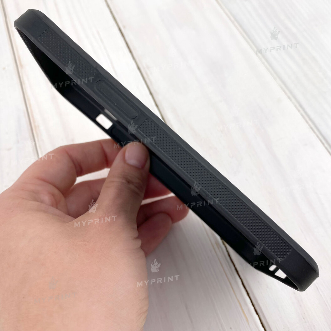 Чохол для сублімації 2D силіконовий (TPU) для iPhone 13 Pro (6.1) чорний (8182) - фото 4 Чохол для сублімації 2D силіконовий (TPU) для iPhone 13 Pro (6.1) чорний (8182) - фото 4 - Заготовки для сублімації