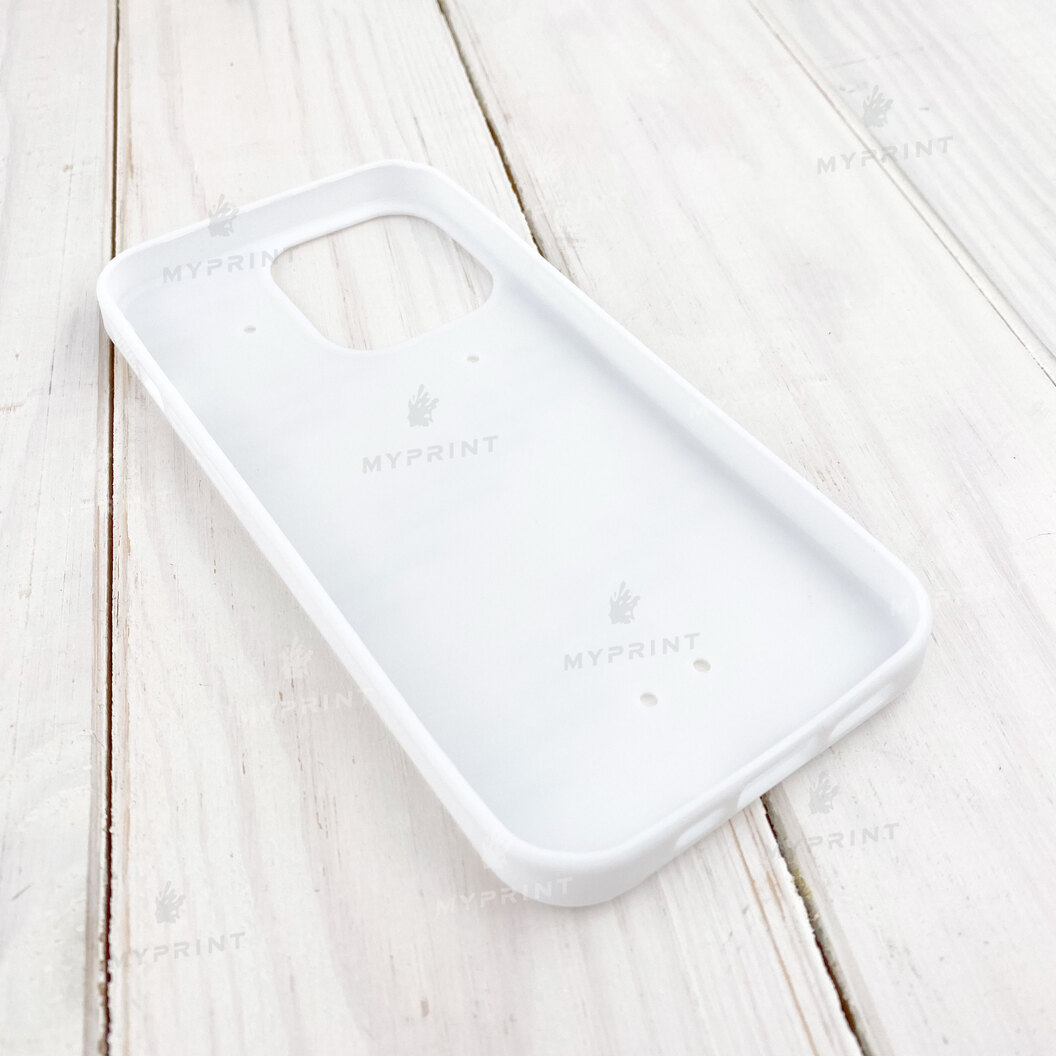 Чохол для сублімації 2D силіконовий (TPU) для iPhone 13 Pro (6.1) білий (8181) - фото 3 Чохол для сублімації 2D силіконовий (TPU) для iPhone 13 Pro (6.1) білий (8181) - фото 3 - Заготовки для сублімації