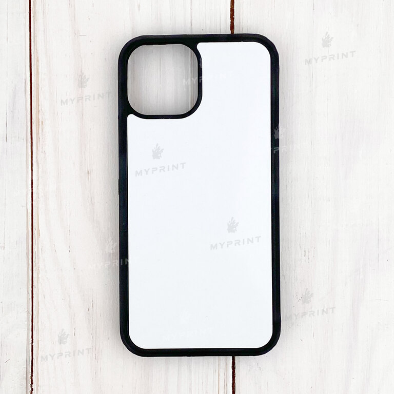 Чехол для сублимации 2D силиконовый (TPU) для iPhone 13 Mini (5.4) черный (8170)  Чехол для сублимации 2D силиконовый (TPU) для iPhone 13 Mini (5.4) черный (8170)