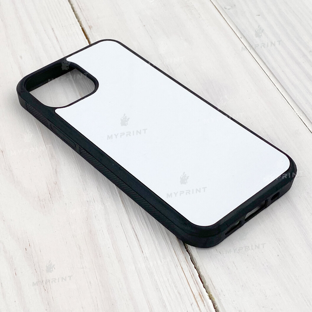 Чехол для сублимации 2D силиконовый (TPU) для iPhone 13 Mini (5.4) черный (8170) - фото 2 Чехол для сублимации 2D силиконовый (TPU) для iPhone 13 Mini (5.4) черный (8170) - фото 2 - Заготовки для сублимации