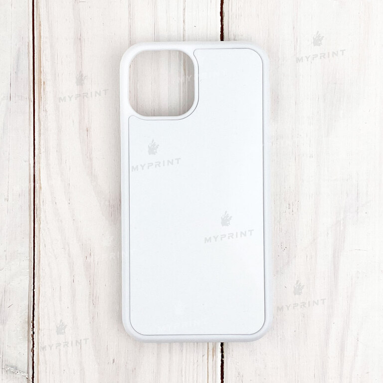 Чехол для сублимации 2D силиконовый (TPU) для iPhone 13 Mini (5.4) белый (8169)  Чехол для сублимации 2D силиконовый (TPU) для iPhone 13 Mini (5.4) белый (8169)