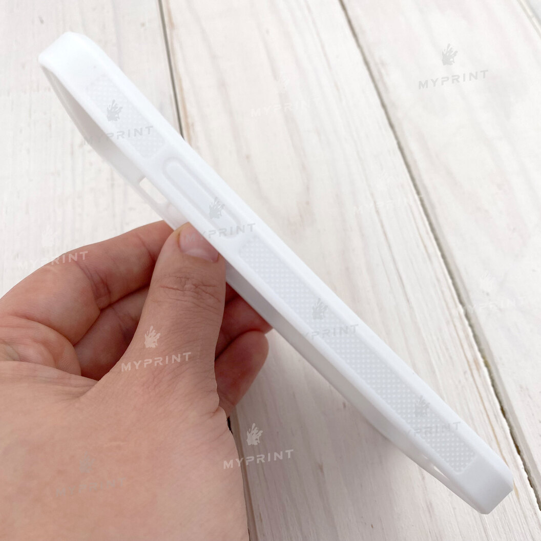 Чехол для сублимации 2D силиконовый (TPU) для iPhone 13 Mini (5.4) белый (8169) - фото 4 Чехол для сублимации 2D силиконовый (TPU) для iPhone 13 Mini (5.4) белый (8169) - фото 4 - Заготовки для сублимации