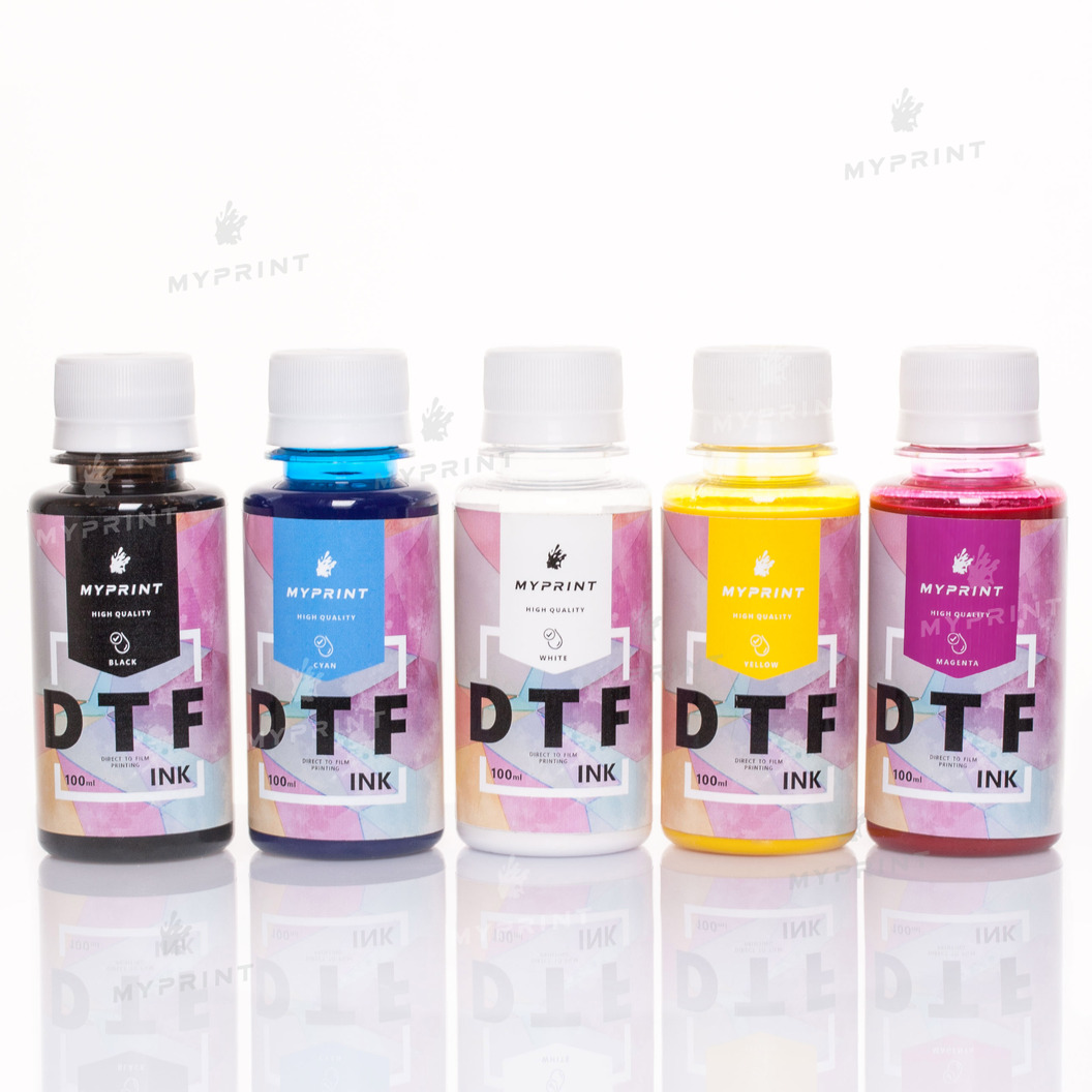Комплект чернил для DTF печати My Print (5*100 мл) (8072) - фото 1 Комплект чернил для DTF печати My Print (5*100 мл) (8072) - фото 1 - Расходные материалы для печати
