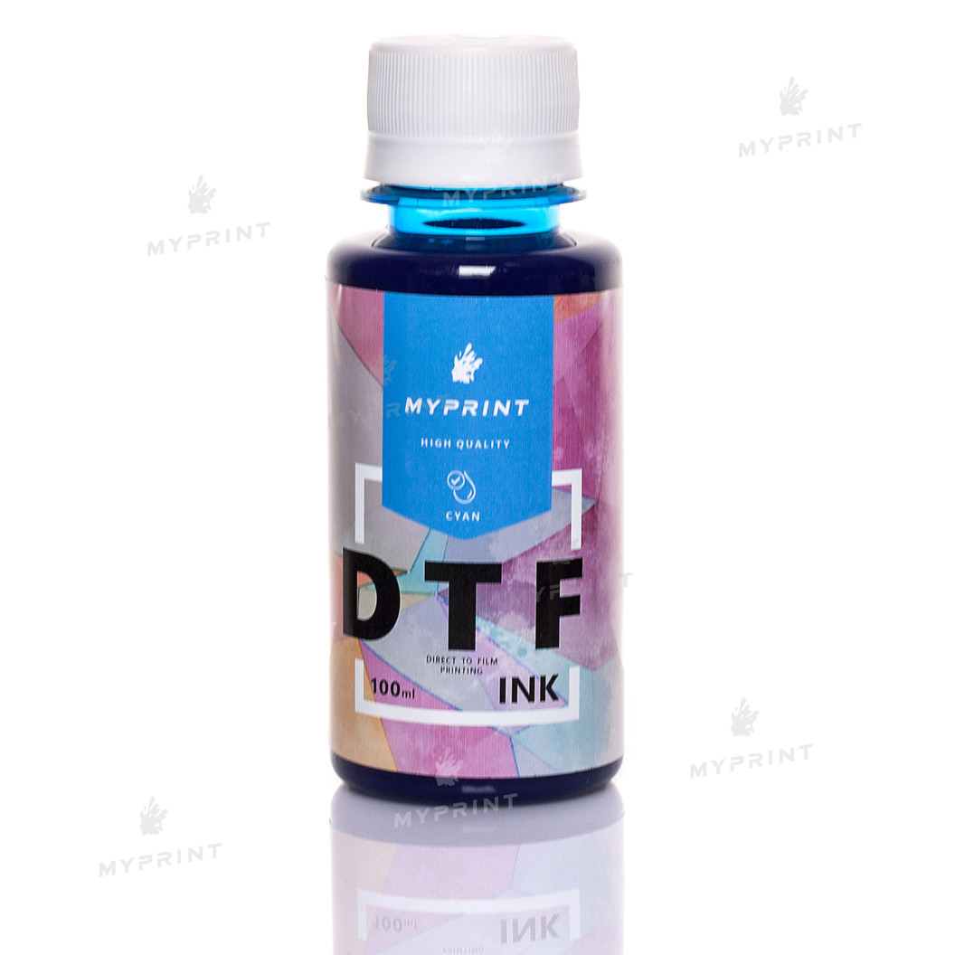 Ink for DTF printing My Print (100 ml) cyan (8010) - фото 1 Ink for DTF printing My Print (100 ml) cyan (8010) - фото 1 - Consumables for printing