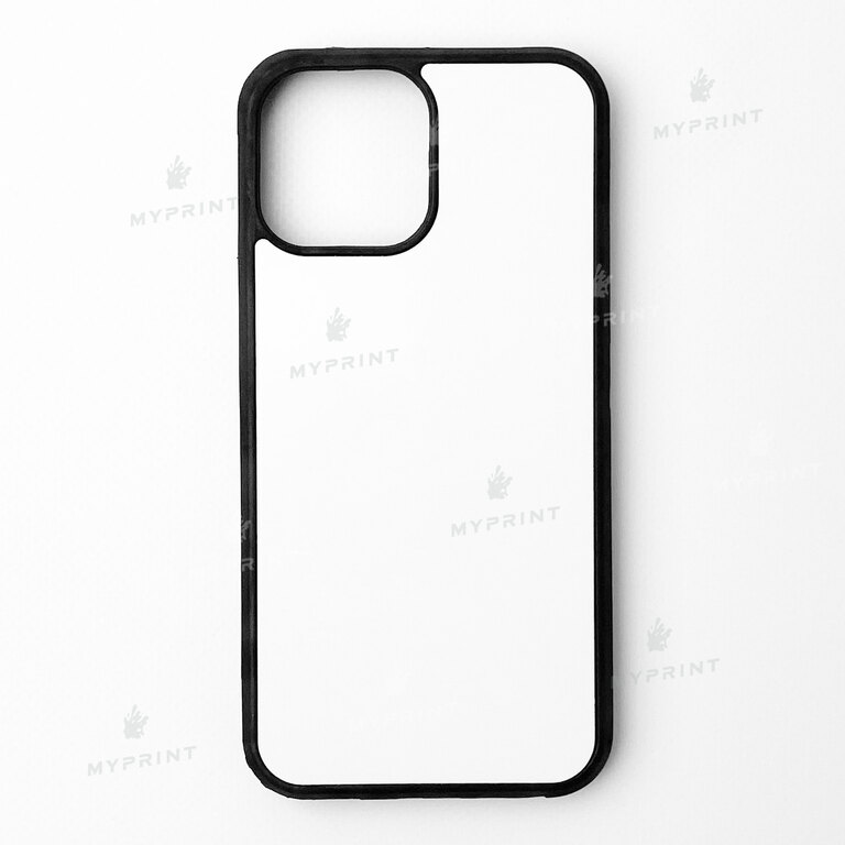 Чехол для сублимации 2D силиконовый (TPU) для iPhone 13 Pro Max (6.7) черный (8174)  Чехол для сублимации 2D силиконовый (TPU) для iPhone 13 Pro Max (6.7) черный (8174)
