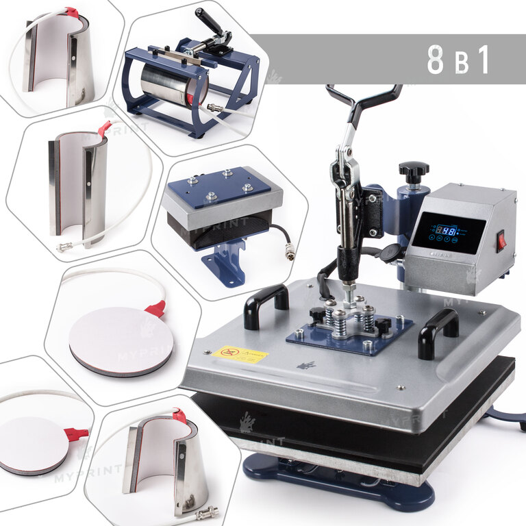 Multifunctional heat press HP 8 in 1 38*38 cm (3922)  Multifunctional heat press HP 8 in 1 38*38 cm (3922)