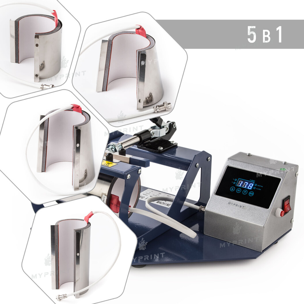 Thermopress for cups and thermoses MP160 5 in 1 (7260) - фото 1 Thermopress for cups and thermoses MP160 5 in 1 (7260) - фото 1 - Thermopresses
