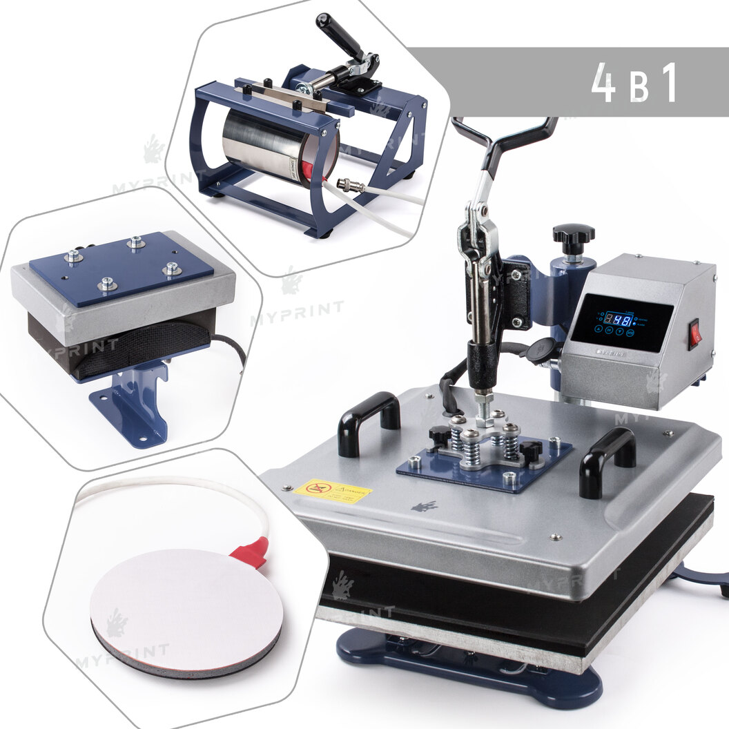 Многофункциональный термопресс HP 4 в 1 38*38 см (1859) - фото 1 Многофункциональный термопресс HP 4 в 1 38*38 см (1859) - фото 1 - Термопрессы