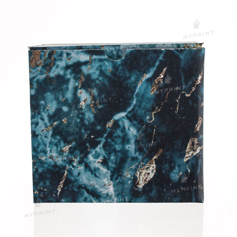 Коробочка для кружки 11 Oz (330 мл) цветная синий мрамор (8304)  Коробочка для кружки 11 Oz (330 мл) цветная синий мрамор (8304)
