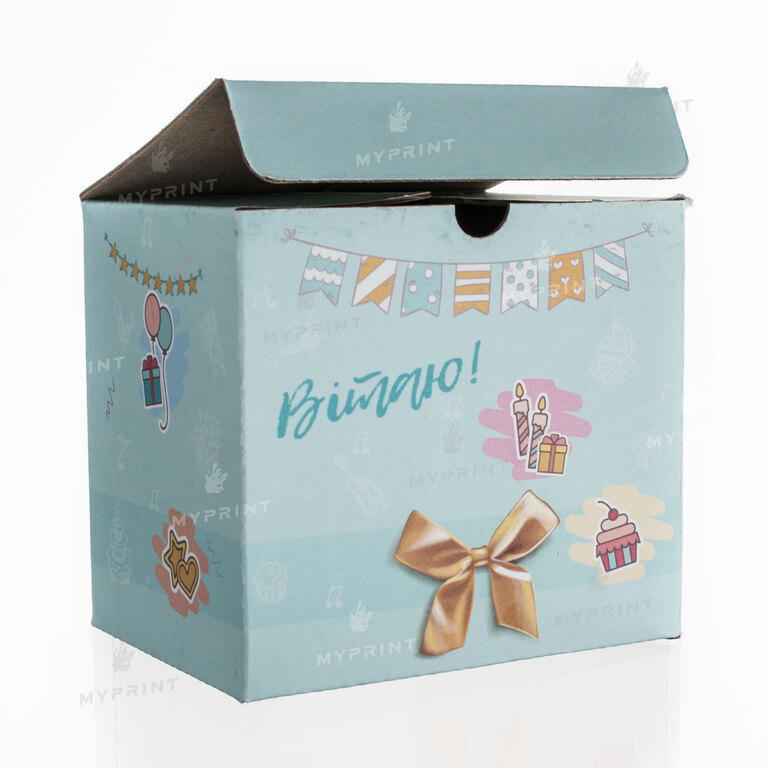 Коробочка для кружки 11 Oz (330 мл) цветная подарочная (8305)  Коробочка для кружки 11 Oz (330 мл) цветная подарочная (8305)