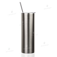 Термокружка для сублимации "Tumbler" с металлической трубочкой серебристая 590 мл (8366) - фото 4 Термокружка для сублимации "Tumbler" с металлической трубочкой серебристая 590 мл (8366) - фото 4 - Заготовки для сублимации