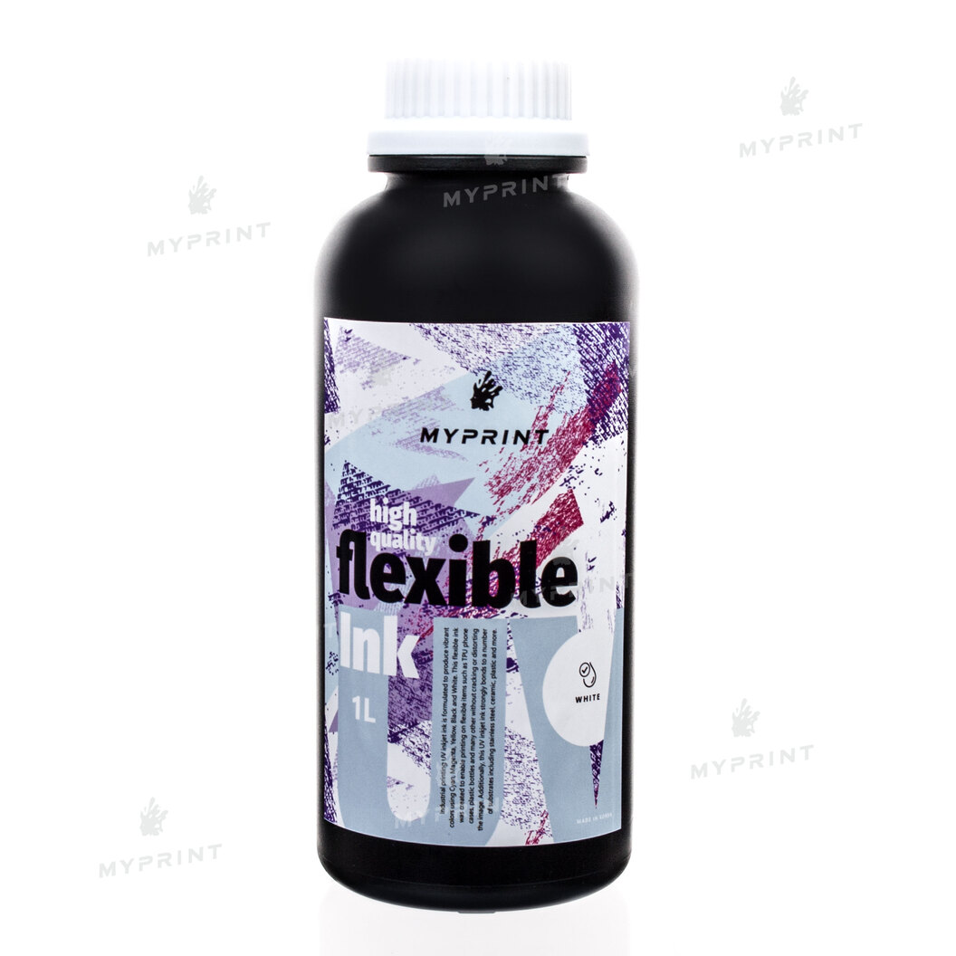 Ink for UV printing My Print UV LED flexible (1 l) white (8329) - фото 2 Ink for UV printing My Print UV LED flexible (1 l) white (8329) - фото 2 - Consumables for printing