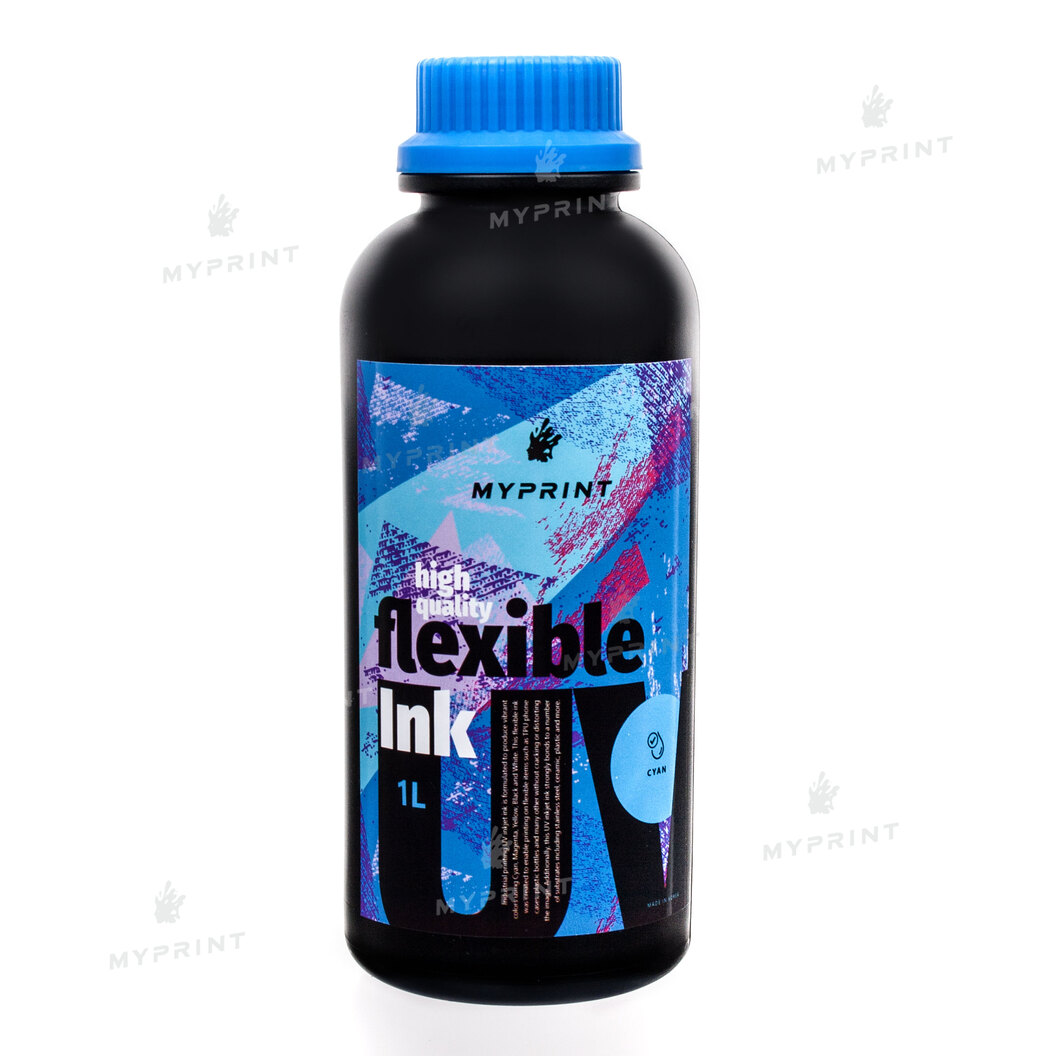 Ink for UV printing My Print UV LED flexible (1 l) cyan (8330) - фото 2 Ink for UV printing My Print UV LED flexible (1 l) cyan (8330) - фото 2 - Consumables for printing