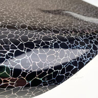 Self-adhesive holographic film with a pattern black HU06 0.300*0.305 m (8435) - фото 2 Self-adhesive holographic film with a pattern black HU06 0.300*0.305 m (8435) - фото 2 - Plotters and materials for cutting