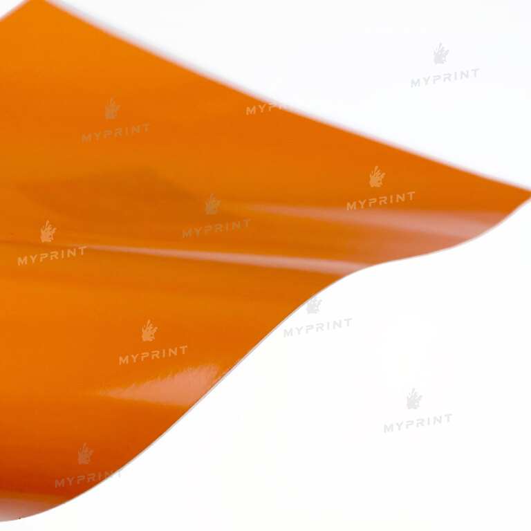 Self-adhesive film glossy orange GL03 0.300*0.305 m (8483)  Self-adhesive film glossy orange GL03 0.300*0.305 m (8483)