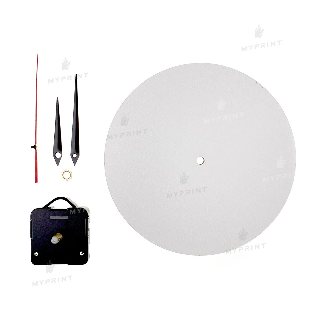 Годинник для сублімації МДФ круглий настінний діаметр 180 мм, товщина 5 мм (8265) - фото 2 Годинник для сублімації МДФ круглий настінний діаметр 180 мм, товщина 5 мм (8265) - фото 2 - Заготовки для сублімації