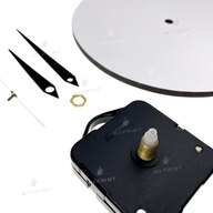 Годинник для сублімації МДФ круглий настінний діаметр 200 мм, товщина 5 мм (8266) - фото 3 Годинник для сублімації МДФ круглий настінний діаметр 200 мм, товщина 5 мм (8266) - фото 3 - Заготовки для сублімації