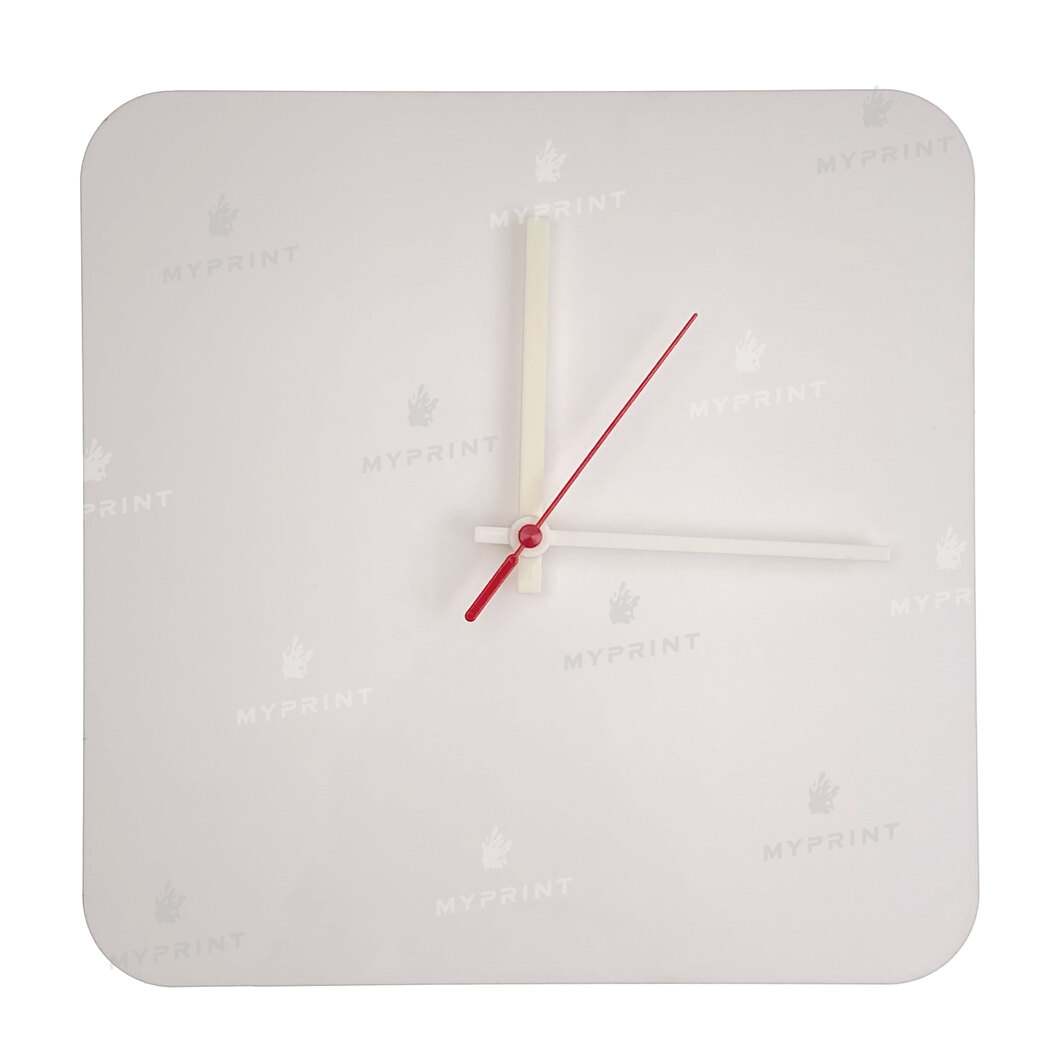 Годинник для сублімації МДФ квадратний настінний 290*290 мм, товщина 6 мм (8378) - фото 1 Годинник для сублімації МДФ квадратний настінний 290*290 мм, товщина 6 мм (8378) - фото 1 - Заготовки для сублімації