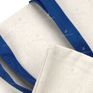 Eco bag for sublimation vertical with blue handles 35*38.5 cm (8583) - фото 3 Eco bag for sublimation vertical with blue handles 35*38.5 cm (8583) - фото 3 - Blanks for sublimation