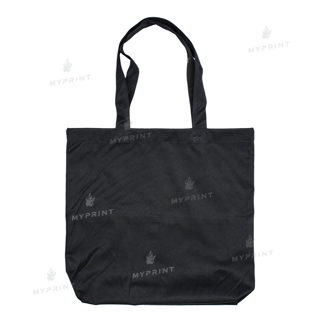 Шоппер для термотрансфера саржевый черный 38*38*6 см (8586) - фото 2 Шоппер для термотрансфера саржевый черный 38*38*6 см (8586) - фото 2 - Заготовки для сублимации