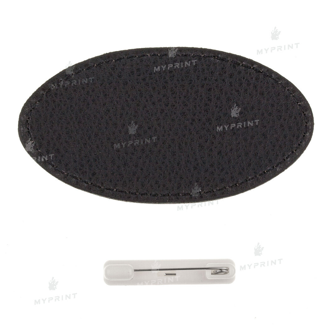 Badge for sublimation leather oval yellow 8.2*4.4 cm (8870) - фото 2 Badge for sublimation leather oval yellow 8.2*4.4 cm (8870) - фото 2 - Blanks for sublimation
