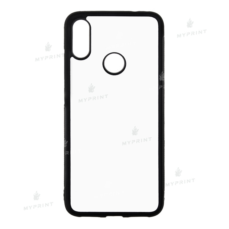 Чохол для сублімації 2D силіконовий (TPU) для Xiaomi Redmi Note 7 чорний (8855) 