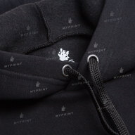 300gsm Tri-thread Fleece Print Hoodie With Pocket Unisex, Black, XXL (8946) - фото 5 - Blanks for sublimation