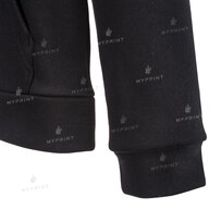 300gsm Tri-thread Fleece Print Hoodie With Pocket Unisex, Black, XXXL (8947) - фото 4 - Blanks for sublimation