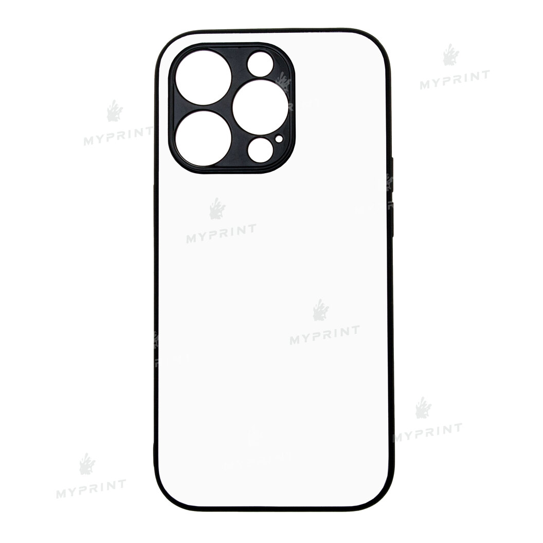 Чехол для сублимации 2D силиконовый (TPU) для iPhone 14 Pro черный (9053) - фото 1 Чехол для сублимации 2D силиконовый (TPU) для iPhone 14 Pro черный (9053) - фото 1 - Заготовки для сублимации