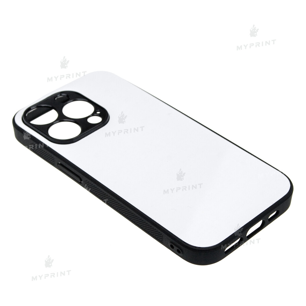 Чехол для сублимации 2D силиконовый (TPU) для iPhone 14 Pro черный (9053) - фото 2 Чехол для сублимации 2D силиконовый (TPU) для iPhone 14 Pro черный (9053) - фото 2 - Заготовки для сублимации