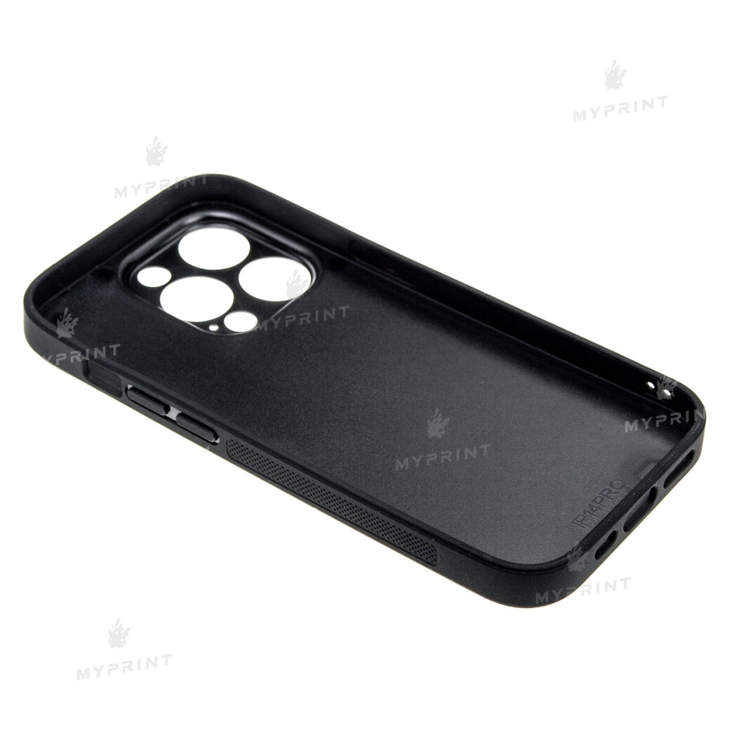 Чехол для сублимации 2D силиконовый (TPU) для iPhone 14 Pro черный (9053) - фото 3 Чехол для сублимации 2D силиконовый (TPU) для iPhone 14 Pro черный (9053) - фото 3 - Заготовки для сублимации