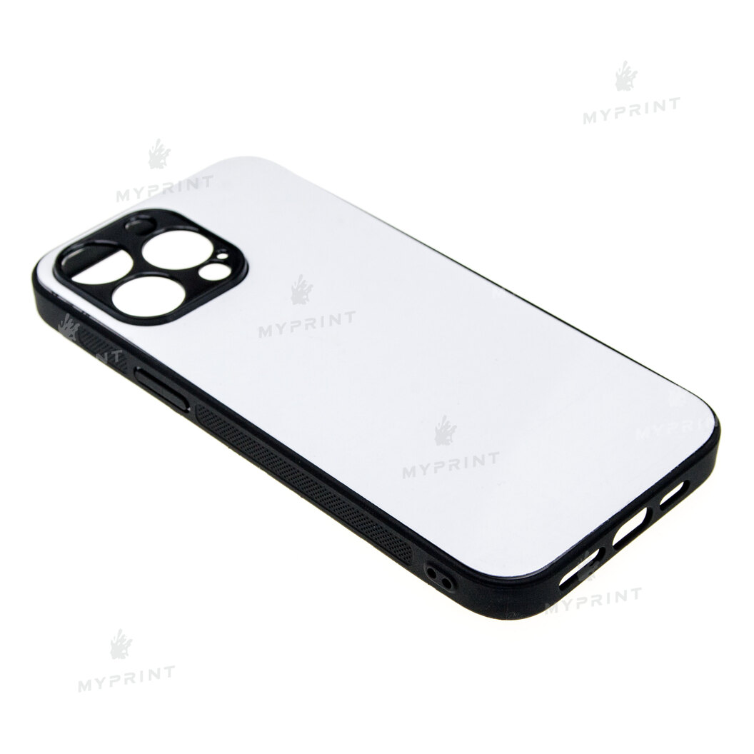 Чохол для сублімації 2D силіконовий (TPU) для iPhone 14 Pro Max чорний (9056) - фото 2 Чохол для сублімації 2D силіконовий (TPU) для iPhone 14 Pro Max чорний (9056) - фото 2 - Заготовки для сублімації