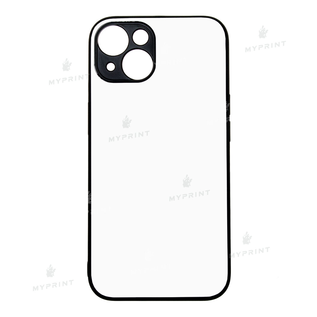 Cover for sublimation 2D silicone (TPU) for iPhone 14 black (9050) - фото 1 Cover for sublimation 2D silicone (TPU) for iPhone 14 black (9050) - фото 1 - Blanks for sublimation
