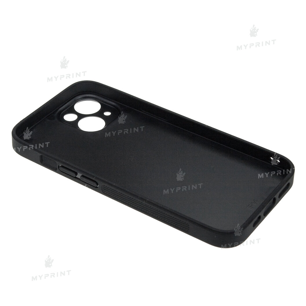 Cover for sublimation 2D silicone (TPU) for iPhone 14 black (9050) - фото 3 Cover for sublimation 2D silicone (TPU) for iPhone 14 black (9050) - фото 3 - Blanks for sublimation